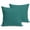 Green, variant on Throw Pillow Covers 18x18 Inch Set of 2 Teal Green Decorative Pillows Cushion Case Soft Square Pillowcases Solid Teal Color Throw Pillows for Couch Sofa Bed Chair Home Decor