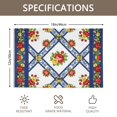 thumbnail image 3 of Placemat, Pioneer Flower Floral Print Pattern Place Mats Table Mat Set Of 2, PVC Washable Placemats for Party Kitchen Dining Decoration, 18x12 Inch, Fade Resistant, 3 of 6