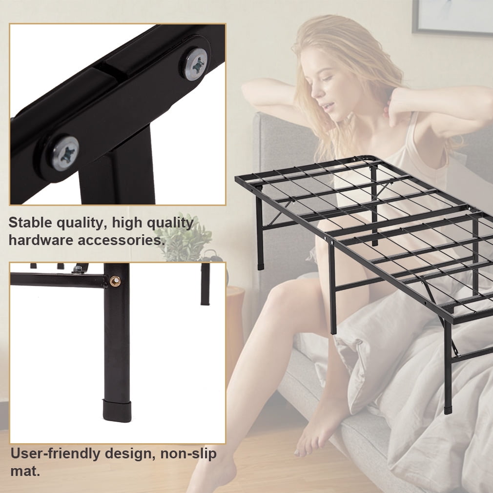 FDW 14" Heavy Duty Bed Frame, Twin