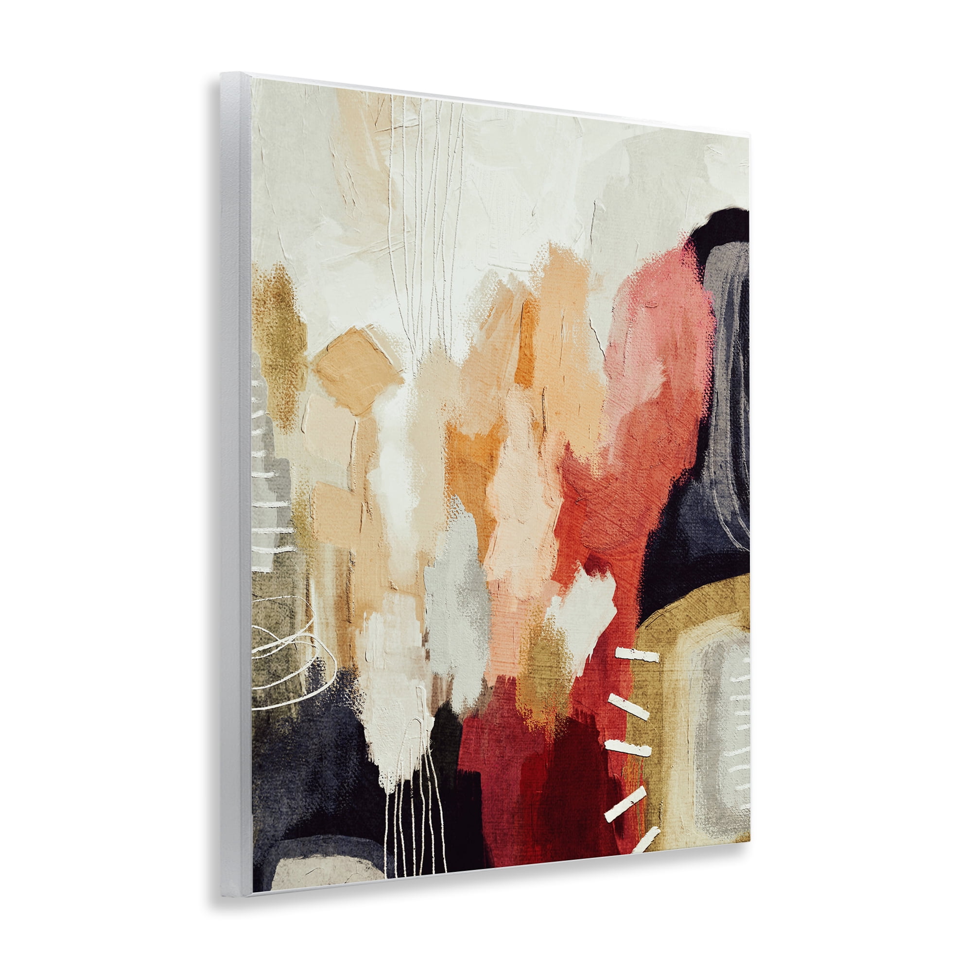 Stupell Industries Abstract Tan Southwestern Abstract Painting Unframed Art Print Wall Art, 11 x 14