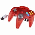 thumbnail image 2 of RetroFam Nintendo 64 Control N64 Joystick para Consola de Juegos N64, Rojo Transparente, 2 of 5