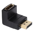 thumbnail image 3 of Adaptador DP en ángulo recto arriba abajo 90 grados macho a hembra 4K Displayport 1.4 convertidor, 3 of 5