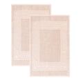thumbnail image 6 of Superior Egyptian Cotton 900 GSM Greek Key Border 2-Piece Bath Mat Set, Peach, 6 of 7