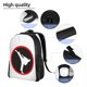 thumbnail image 4 of Mochilas escolares de artes marciales de karate para estudiantes, mochila de viaje, bolso para portátil, bolso de hombro para hombre y mujer., 4 of 5