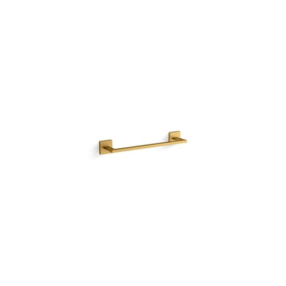 Open Box Kohler 23286-2MB 12 in. Genuine OEM Towel Bar - Vibrant Brushed Moderne Brass