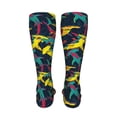 thumbnail image 6 of Yiaed Colorful Sharks Print Great elasticity Adult Stockings Sports socks for Men and Women-One Size, 6 of 8