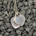 thumbnail image 2 of Tiffany & Co. Pendentif Cœur Double Émail Bleu 16 Pouces, 2 of 4