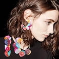 thumbnail image 1 of Earrings Flower Earrings Trend Delicate Colorful Designs for Contemporary and Versatile Style, 1 of 6