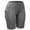 Gray, variant on Gustave Women's High Waist Yoga Shorts with Pockets Quick-dry Running Athletic Workout Shorts Tummy Control Leggings Short Pants "Black, 2XL"