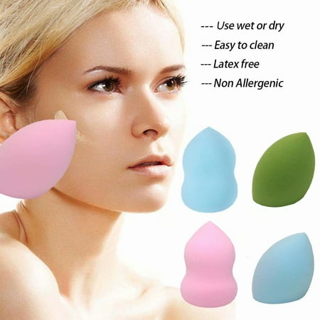 Pack Puff Makeup Blender Latex Free - Latex Free Makeup Blending Sponge Pack Puff Makeup Blender Latex Free - Latex Free Makeup Blending Sponge