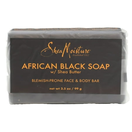 Shea Moisture African Black Soap Acne Prone Bar, 3.5 Oz.