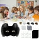 thumbnail image 1 of Kit para Hacer Máscaras de Gatos | Máscara de Gato En Blanco de Tela Sintética y Malla Plástica | Ideal para Halloween, Cosplay, Fiestas y Decoración Navideña | Fácil de Usar | Manualidad para Niños, 1 of 7