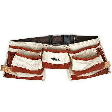 11 Pocket Leather Tool Belt Work Apron Carpenter New