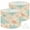 Color-4, variant on Lamp Shades Set of 2 Easy Assembly Marine hand drawn sea shells stars mollusk coral for Drum Lampshades for Table Lamps Floor Lamps Pendant Light 13"x13"x10" Replacement Lamp Shade