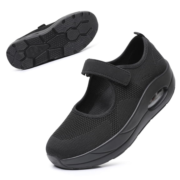 Women Shoes Orthopedic Sneakers Cushion Platform Diabetic Walking Shoes Slip On