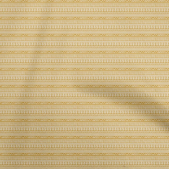 oneOone Georgette Viscose Yellow Fabric Tribal Craft Projects Decor Fabric Printed By The Yard 42 Inch Wide
