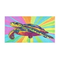 thumbnail image 2 of Haosy Colorful Turtle Bathroom Rugs Non Slip Absorbent Soft Plush Quick Dry Bath Mat, 39"x20", 2 of 8