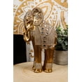 thumbnail image 6 of Feng Shui Royal Gold Ornate Resting Elephant Statue With Crystals And Glitters, 6 of 6