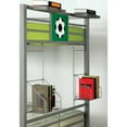 thumbnail image 6 of Bowery Hill Metal Full over Full Bunk Bed with Shelf in Gray, 6 of 6