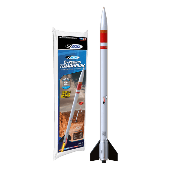Estes 2037 D-Region Tomahawk Flying Model Rocket Kit