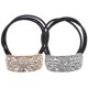 thumbnail image 1 of EeaseMX 2 piezas de coleteros elásticos con diamantes de imitación para el pelo, estilo punk, 1 of 7