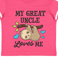thumbnail image 4 of Inktastic My Great Uncle Loves Me with Sloth and Hearts Boys or Girls Toddler T-Shirt, 4 of 5
