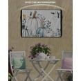 thumbnail image 6 of Outdoor TV Cover 40 to 43 Inch Weatherproof, Fall Thanksgiving Waterproof TV Screen Protector for Outside Decor with Zipper and Pocket 40"L x 25"H , Teal Blue White Pumpkins Leaf Flower White, 6 of 7