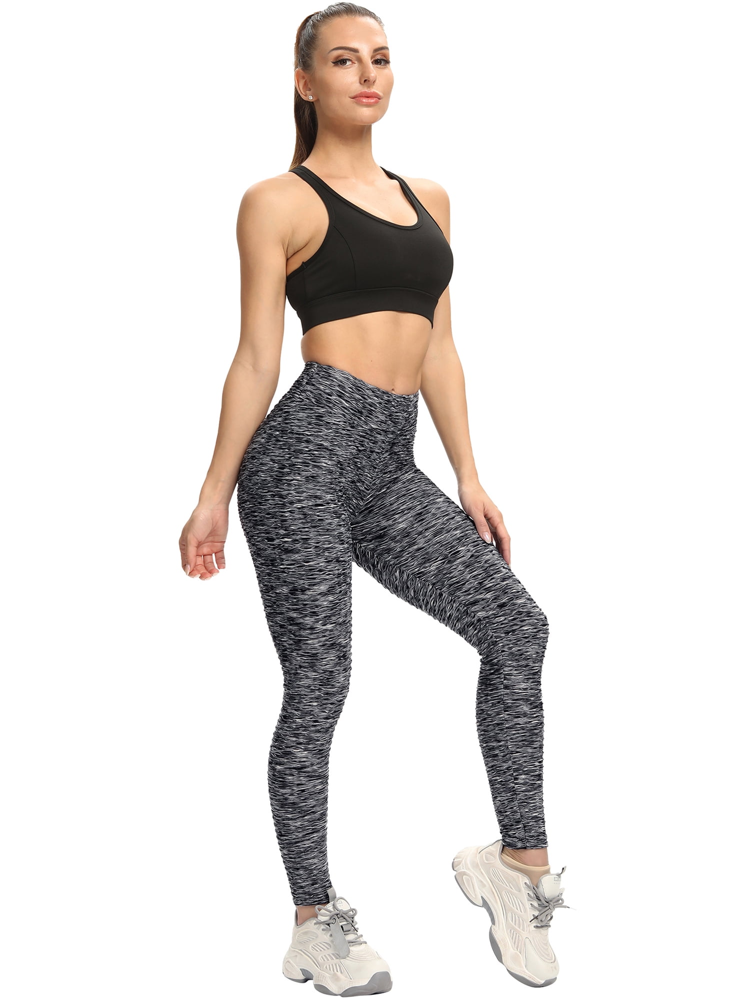 Womens Honeycomb Yoga Fitness Leggings Pants Gym Running Stretch Sports Trousers 
