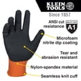thumbnail image 2 of Guantes de trabajo Klein Tools 60673, tejidos por inmersión, resistentes a cortes, 2 of 9