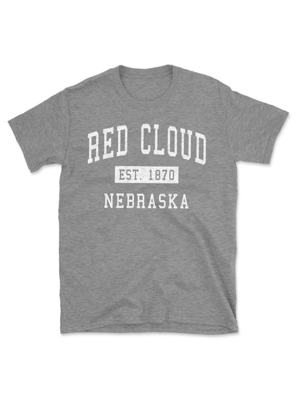 Red Cloud Nebraska Classic Established Men's Cotton T-Shirt