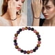 thumbnail image 5 of Pulsera de cristal de piedra natural con cuentas de cristal estilo ojo de tigre y fresa, 5 of 7
