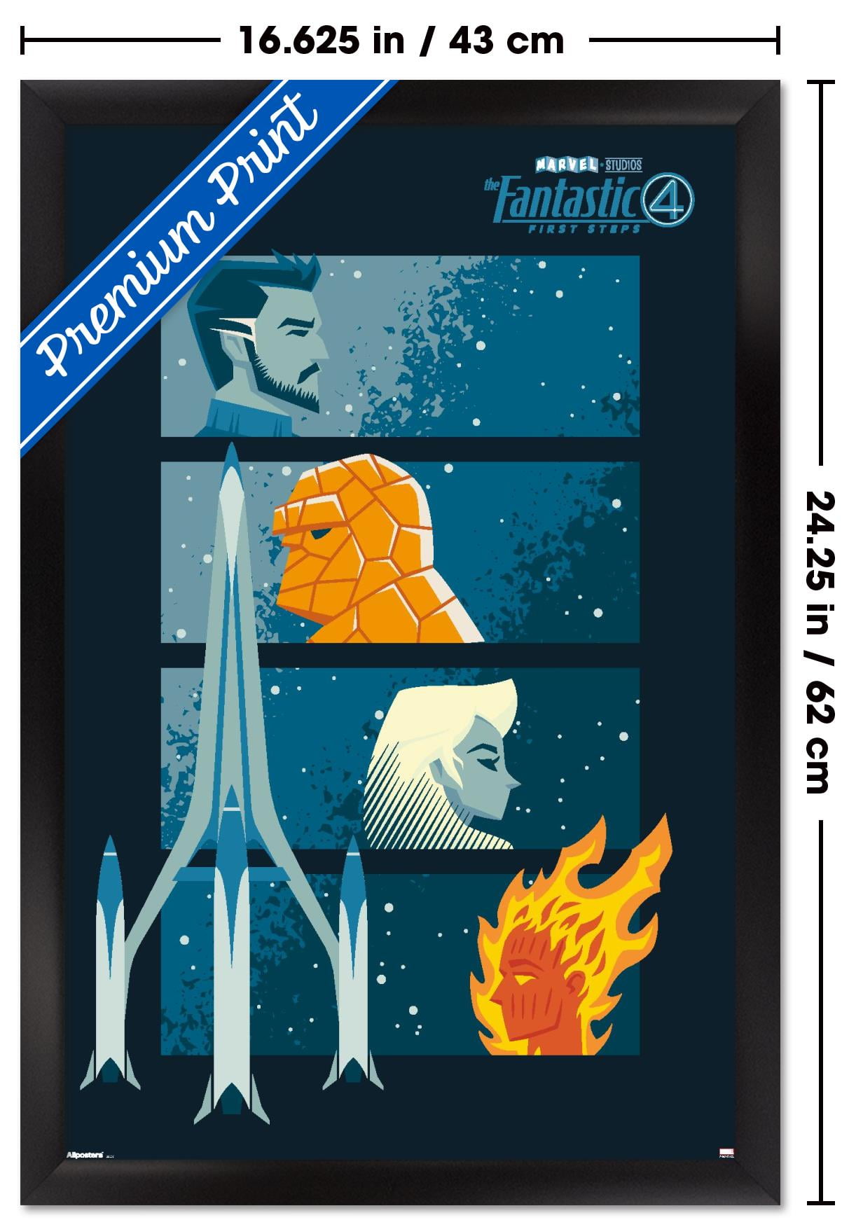 Marvel Fantastic Four: First Steps (2025) - Illustration Wall