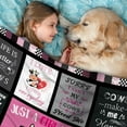 thumbnail image 4 of Cow Blanket Gifts for Girls Women Soft Warm Flannel Cow Lovers Throw Blanket Cow Birthday Gifts for Adults Kids 80"x60", 4 of 6