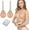 Has Button Design, variant on Invisilift Bra, Women Instant Breast Lift Nipplecovers, Invisible Lift Up Gathering Self Adhesive Bra