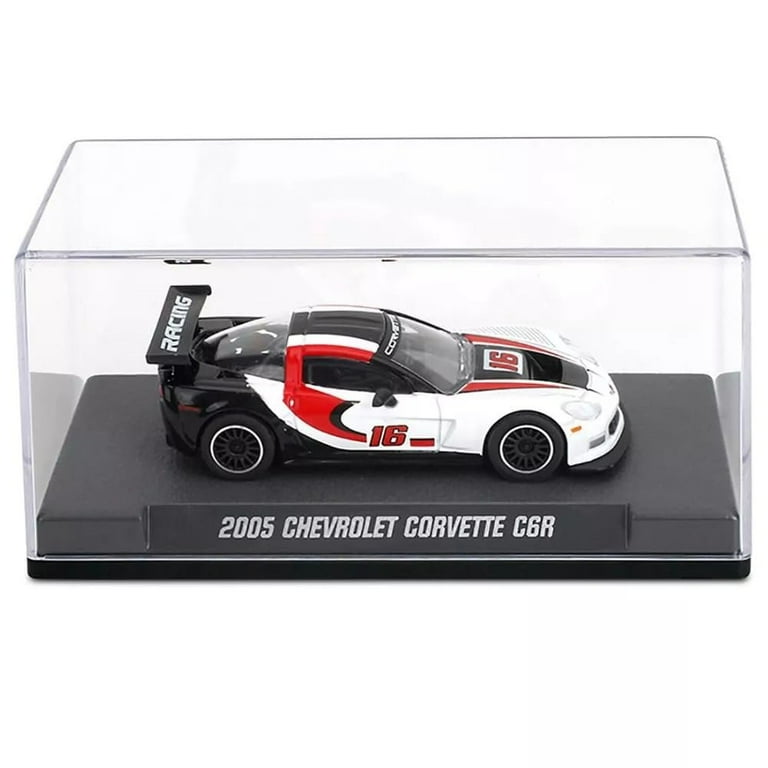2005 Chevrolet Corvette C6R #16 White with Black and Red Graphics