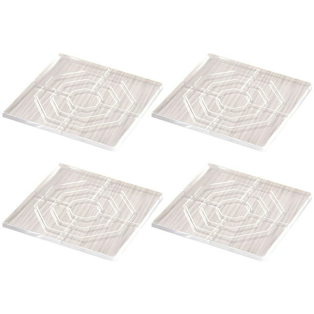 KERISTY 4 almohadillas antivibración para lavadora, de silicona, antideslizantes, para patas de silla