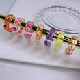 thumbnail image 3 of 6pcs Resin Fruit Rings Set Pitaya, Strawberry,Apple,Watermelon Lemon,Kiwi Grape Summer Knuckle Transparent Acrylic Band Ring Chunky for Women Sweet Jewelry, 3 of 4