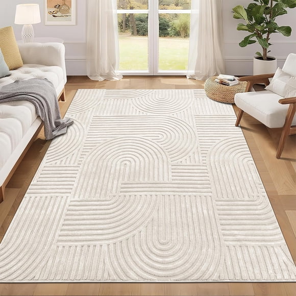 Pauwer Area Rug 5x7 for Living Room Washable Area Rugs Living Room Rug Soft Carpet for Bedroom Non Slip Boho Accent Rug Indoor Mat Floor Carpet for K