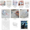 thumbnail image 3 of Paint by Numbers Kit for Adults, Starry Night Cat Portrait Paint by Numbers, Easy Paint by Numbers Kit for Adults Beginner, DIY Adult Paint by Number Kits on Canvas, Home Decor, 3 of 7