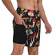 thumbnail image 2 of Balery Various Mushrooms Bañador para hombre, shorts de playa de secado rápido con entrepierna y forro de compresión-XX-Large, 2 of 6