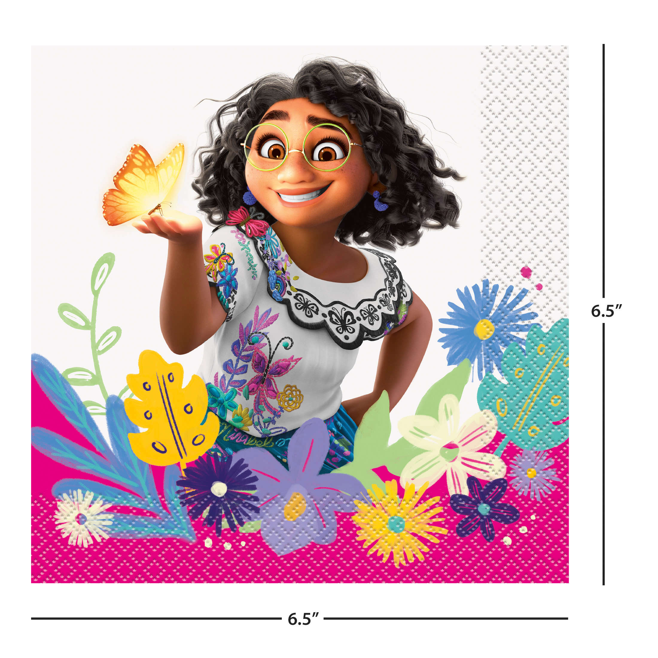Multicolor Disney Encanto Birthday Paper Luncheon Napkins, 6.5in, 16ct - image 2 of 7