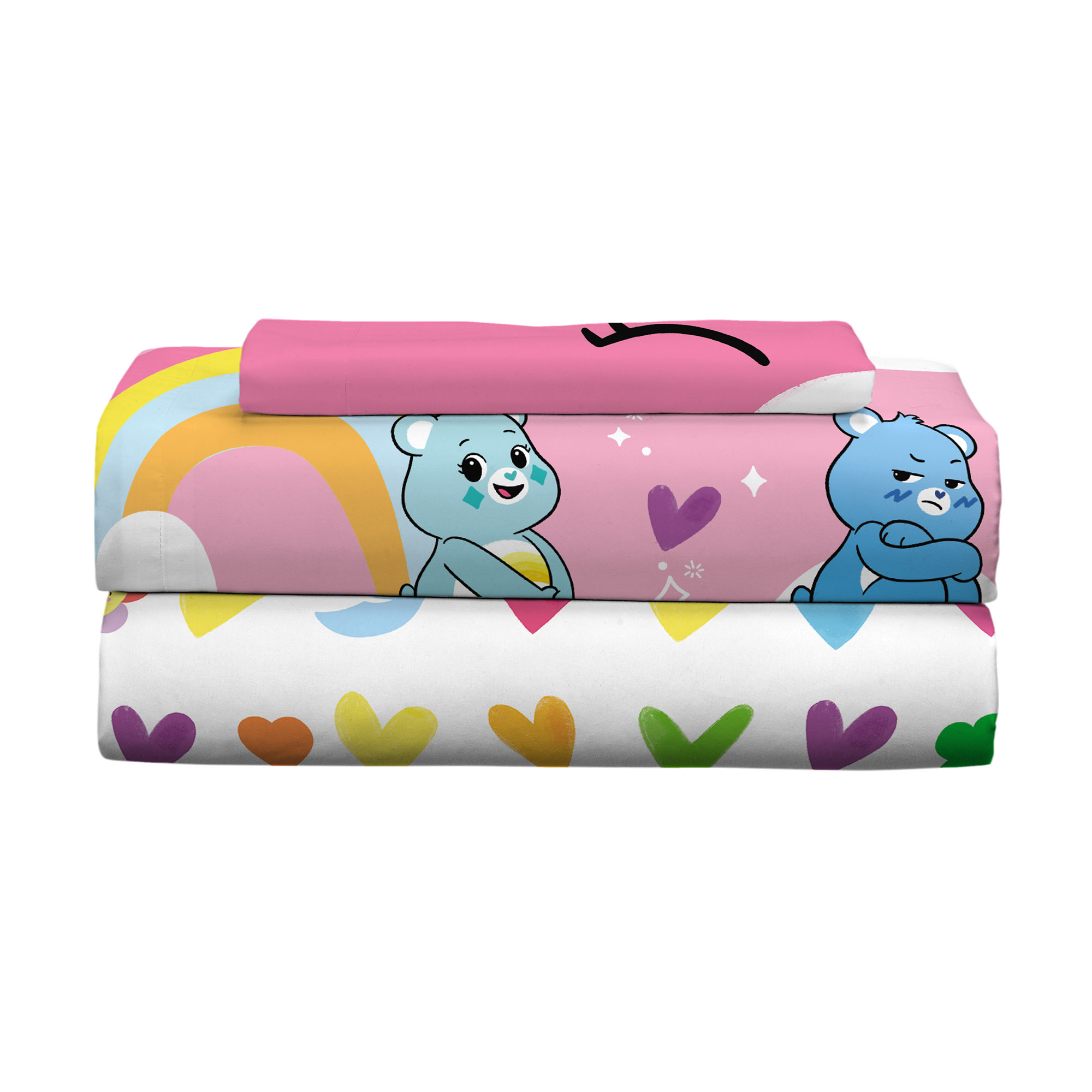 Care Bears Kids Twin Sheet Set, Pink and Purple, CloudCo