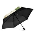 thumbnail image 2 of FORMRS Travel Umbrella Folding Auto Open Close Windproof Rain UV Protection, Apple Leaves Pattern, 2 of 8