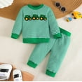 thumbnail image 2 of Gerichy Baby Toddler Boy Clothes Fall Winter Outfit Long Sleeve Sweatshirts Pants Set 6 9 12 18 24 Months 2T 3T Boys Clothes, 2 of 7