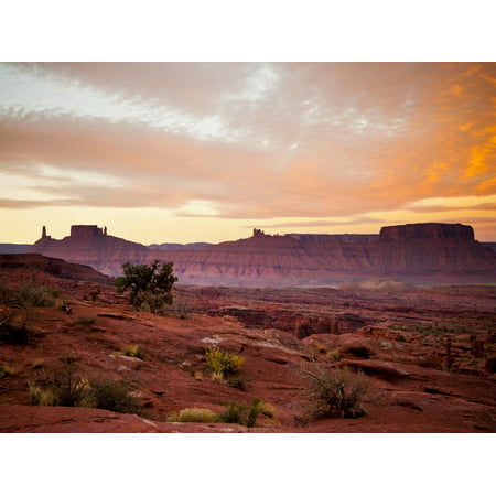 Sunrises in the Moab Desert - Viewed from the Fisher Towers - Moab, Utah Print Wall Art By Dan