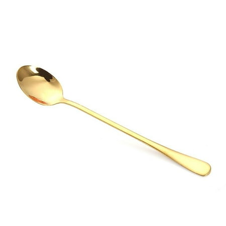 

Stainless Steel Coffee Spoon Long Handle Ice Cream Dessert Tea Spoon Picnic Drinkware Tableware Kitchen Accessories