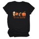 thumbnail image 3 of Camiseta Camisetas gráficas con cuello redondo Top holgado Traje informal de calle para mujer (Negro S) Cgtredaw Negro T S para Mujer, 3 of 8
