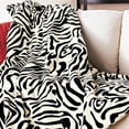 thumbnail image 2 of Sunbeam Electric Heated Microplush Throw Blanket, 60-Inch by 50-Inch, Zebra (TSM8TPR90125B0), 2 of 3