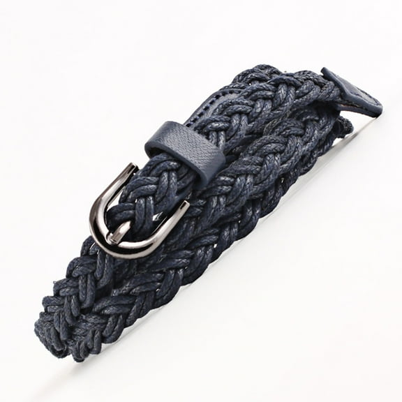 Classic Vintage Wax Rope Clothing Braided Belt Women's Pin Buckle Fashion Dress Pants Hand Braided Women's Belt Customize Belts Belted Cow Belts Suit Belt Women Men Belt Leather Western Belt
