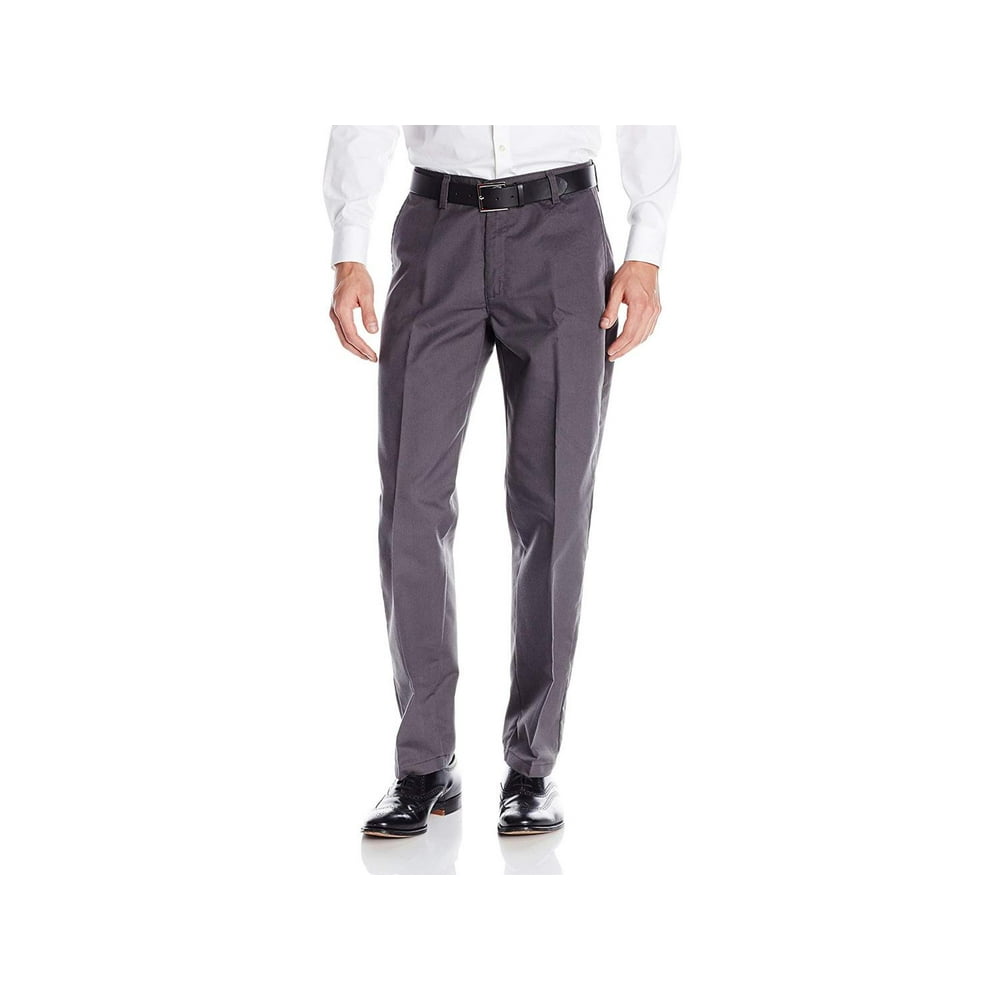 lee men's total freedom relaxed classic fit flat front pant